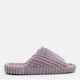 Женские домашние тапочки утепленные меховые с открытым носком FX shoes Лотос 7404 38 24.5 см Сиреневые (2820000022622) - изображение 1