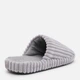 Женские домашние тапочки утепленные меховые с закрытым носком FX shoes Лотос 7707 39 25 см Димчастые (2820000022813) - изображение 5