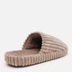 Женские домашние тапочки утепленные меховые с закрытым носком FX shoes Лотос 7808 39 25 см Сахара (2820000022875) - изображение 5