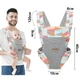 Слинг Рюкзак-кенгуру Baby Carriers Colorful - изображение 5