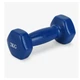 Гантель металлическая с виниловым покрытием 2 кг 2 шт Feel Fit Синий - изображение 4