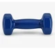 Гантель металлическая с виниловым покрытием 2 кг 2 шт Feel Fit Синий - изображение 5