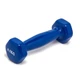 Гантель металлическая с виниловым покрытием 0.5 кг 2 шт Feel Fit Синий - изображение 4