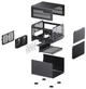 Корпус Jonsbo N3 Black (N3 Black) Без БП - зображення 11