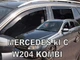 Дефлектори вікон вітровики Mercedes C 204 Combi 07-14 вставні 4шт Heko Мерседес Ц АМ0022814 - зображення 1