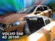Дефлекторы окон ветровики Volvo S60 4D 10- вставные 4шт Heko Вольво С60 АМ0008087 - изображение 1