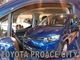 Дефлекторы окон ветровики Toyota Proace City 4d 5d 18- вставные 2шт Heko Тойота Проэйс АМ00548453 - изображение 1