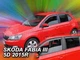 Дефлектори вікон вітровики Skoda Fabia 3d 5d Combi HB 14-21 вставні 4шт Heko Шкода Фабія АМ0007857 - зображення 1
