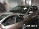 Дефлекторы окон ветровики Kia Ceed 4D 07-12 вставные 4шт Heko КИА Сид АМ0033732 - изображение 1