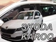 Дефлекторы окон ветровики Skoda Karoq 5D 17- вставные 4шт Heko Шкода Карок АМ0054092 - изображение 1