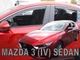 Дефлектори вікон вітровики Mazda 3 3 4D SD 19- вставні 4шт Heko Мазда 3 АМ0054654 - зображення 1
