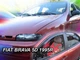 Дефлекторы окон ветровики Fiat Brava 5D 95- вставные 4шт Heko Фиат Брава АМ0007185 - изображение 1