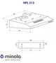 Витяжка плоска Minola HPL 513 BL - изображение 11