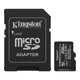 Карта памяти microSDXC Kingston Canvas Select Plus 256GB UHS-I Class 10 V10 с SD адаптером (SDCS3/256GB) - изображение 1