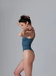 Моделирующий классический женский боди майка с сильным эффектом утяжки Nud XS Синий - изображение 2