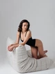Бесшовное боди на бретельках из мягкой эластичной ткани Nud XL Черный - изображение 7