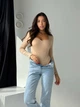 Жіночий однотонний боді з ефектом пуш-ап Uaclothes 46-48 Бежевий (like34759-151801350) - изображение 3