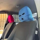 Чехол Балаклава на подголовник в авто автомобильного кресла Remzona CCS-01 синяя - изображение 2