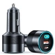 Зарядное устройство Choetech car 2хUSB-C+USB-A 130W QC3.0/PD/PPS black (TC0011-BK) - изображение 4