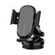 Універсальний автотримач ColorWay Dashboard Car Wireless Charger 15W Black (CW-CHAW037Q-BK) - зображення 1