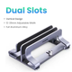 Подставка для ноутбука UGREEN Vertical Laptop Stand LP258 Dual slots - изображение 1