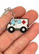 Брелок для ключей BROCHE бижутерия Медицина Автомобиль скорой помощи BLO20250860 - изображение 4