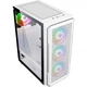 Корпус для ПК 2E Gaming Hexagon G338W, без БЖ, 2xUSB 3.0, 1xUSB Type-C, 1x120mm, 3x120mm ARGB, TG Side Panel, AT (2E-G338W) - зображення 5