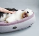 Овальный лежак для собак Harley and Cho Donut Soft Touch Pink M 80 x 60 см (3104017) - изображение 4