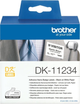 Стрічка для етикеток Brother DK11234 60 мм x 22.36 м White - зображення 1