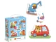 Пазлы 4 в 1 Транспорт Baby puzzle, DoDo, 2-3-4-4 эл., 300685 - изображение 1