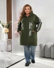 Кардиган женский на флисе хаки 48-50 р2322А.639 - изображение 8