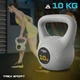 Гиря вінілова 10кг Trex Sport TX-010CKB сірий - зображення 11