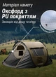 Туристическая палатка для кемпинга 2 местная 245x145x100 см автоматическая pop-up с двумя входами зеленая - изображение 6