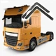 Дефлекторы окон Ветровики DAF 106 самоклеющейся - изображение 2