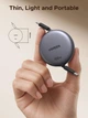 Кабель UGREEN L531 USB-C to USB-C PD100W Fast Charging Retractable для швидкого заряджання iPhone 17 16 15 Pro Max висувний 1m Black (65904) - зображення 3