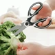 Кухонные ножницы с орехоколом и открывалкой секатор для мяса птицы и рыбы с пластиковым чехлом - изображение 2