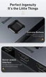 Свитч, переключатель двунаправленный Baseus CAHUB-BC0G, HDMI 2.1, 4K, 144Hz, HDR, 1to2, 2to1, для PS5, 4, 3, TV Box, Xbox, PC, Grey-Black - изображение 8