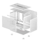 Корпус DeepCool CH160 Mesh White (R-CH160-WHNMI0-G-1) без БП - изображение 4