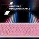 Клавіатура дротова Canyon OnType 10 TKL Low Profile USB Pink (CNS-HKB10P) - зображення 12