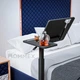 Приставний мобільний столик із регулюванням висоти Hommex Mobidesk Duo USB Black (TH-010-2 Black) - зображення 2