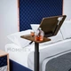 Приставний мобільний столик із регулюванням висоти Hommex Mobidesk Duo USB Walnut (TH-010-2 Walnut) - зображення 3