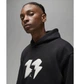 Кофта мужская Jordan Flight Mvp Fleece Pullover Hoodie L Чорний FB7021-010 - изображение 4