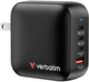 Мережевий зарядний пристрій Verbatim Travel Mini GaN 100W Black (0023942322313) - зображення 1