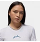Футболка женская Jordan Slim Cropped T-Shirt S Білий FN5720-100 - изображение 5