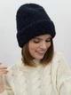 Шапка женская Malisa Робі 15-1630-CM-193 One Size Темно-синяя - изображение 2
