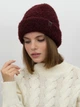 Шапка женская Malisa Робі 15-1630-CM-23 One Size Бордовая - изображение 1