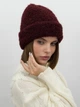 Шапка женская Malisa Робі 15-1630-CM-23 One Size Бордовая - изображение 2
