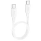 Кабель шнурок USB Type-C to USB Type-C / універсальний шурок для телефону кросбоді / провід для зарядки 0,25м - зображення 1