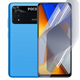 Плёнка гидрогелевая для Xiaomi POCO M4 Pro 4G глянцевая противоударная прозрачная - изображение 1