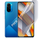 Антишпион приватная плёнка гидрогелевая для смартфона Xiaomi Poco F3 противоударная прозрачная - изображение 1
